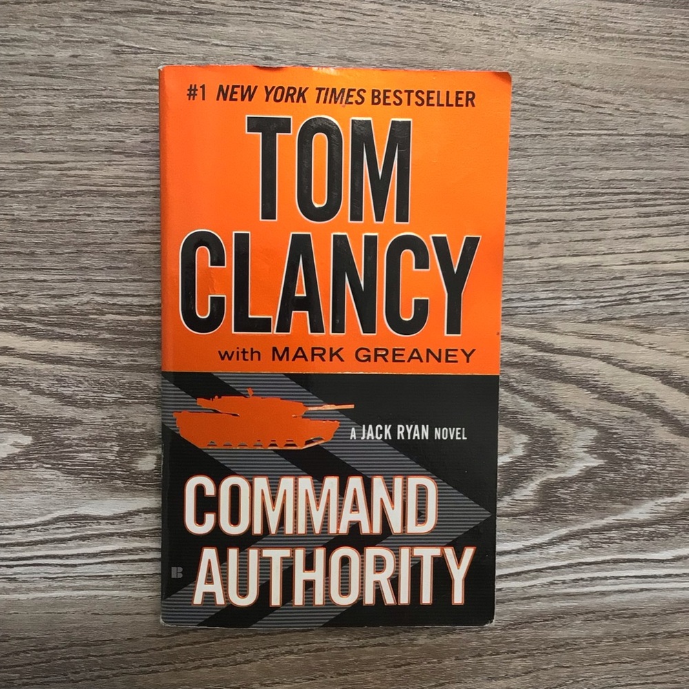 Tom Clancy with Mark Greaney Command Authority Paperback Book